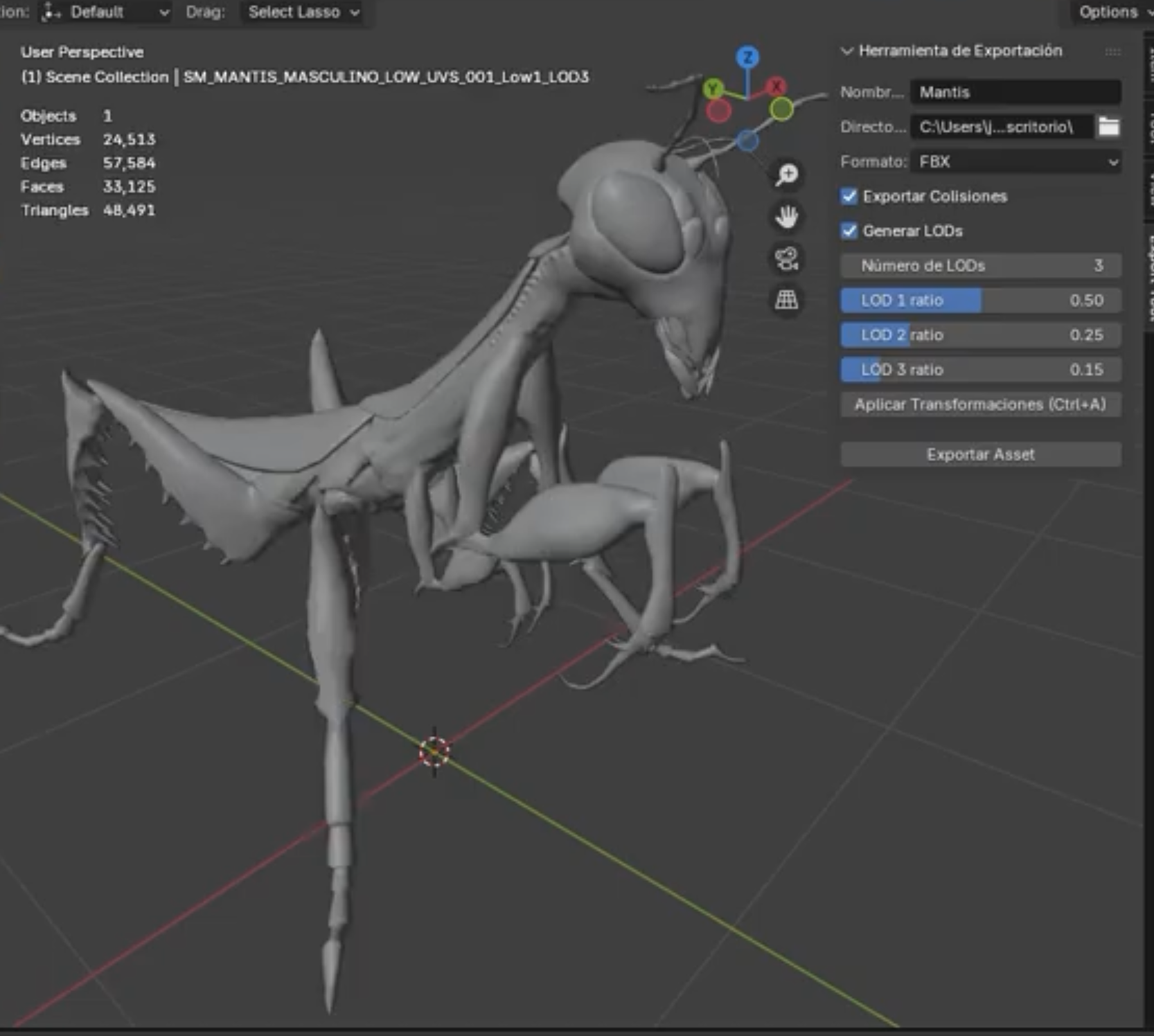 Export Blender Tool